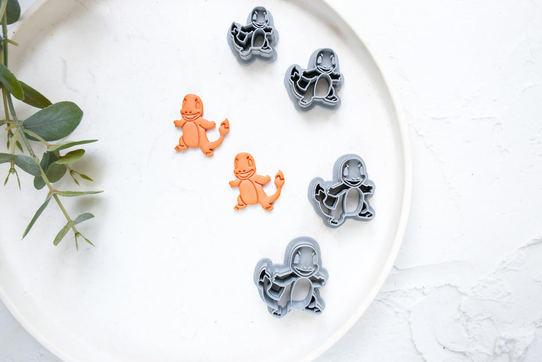 Lizard Polymer Clay Cutter, Cartoon Polymer Clay Cutter, Lizard clay earring, Earring clay cutter, Chameleon cutter