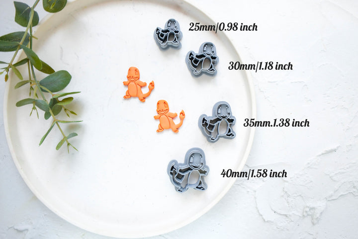 Lizard Polymer Clay Cutter, Cartoon Polymer Clay Cutter, Lizard clay earring, Earring clay cutter, Chameleon cutter