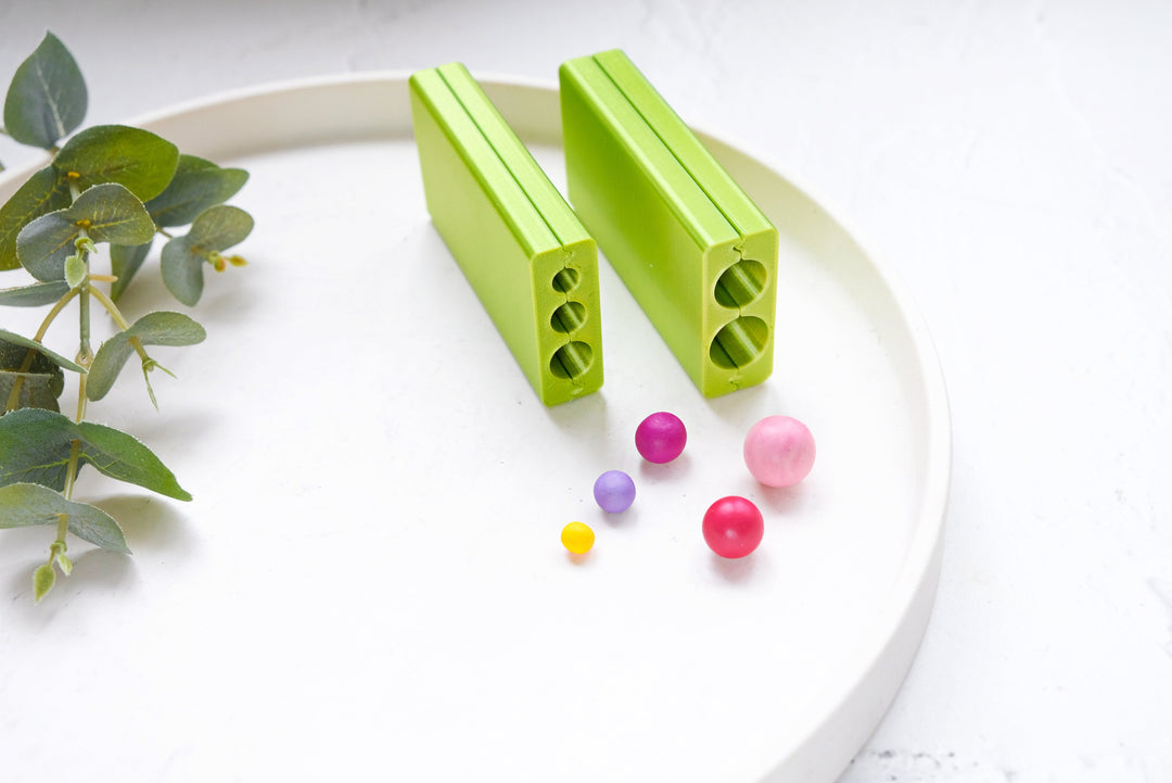 Circle Bead Polymer Clay Roller, Bead Roller Polymer clay, Geometric Shape Polymer clay earrings, Earring making tools