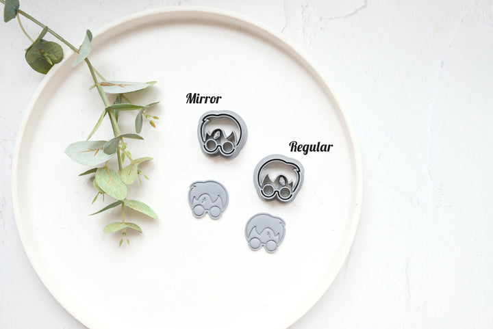 Boy Polymer Clay Cutter, Magical Boy Clay Cutter,Boy Clay Earrings, Clay Cutters,