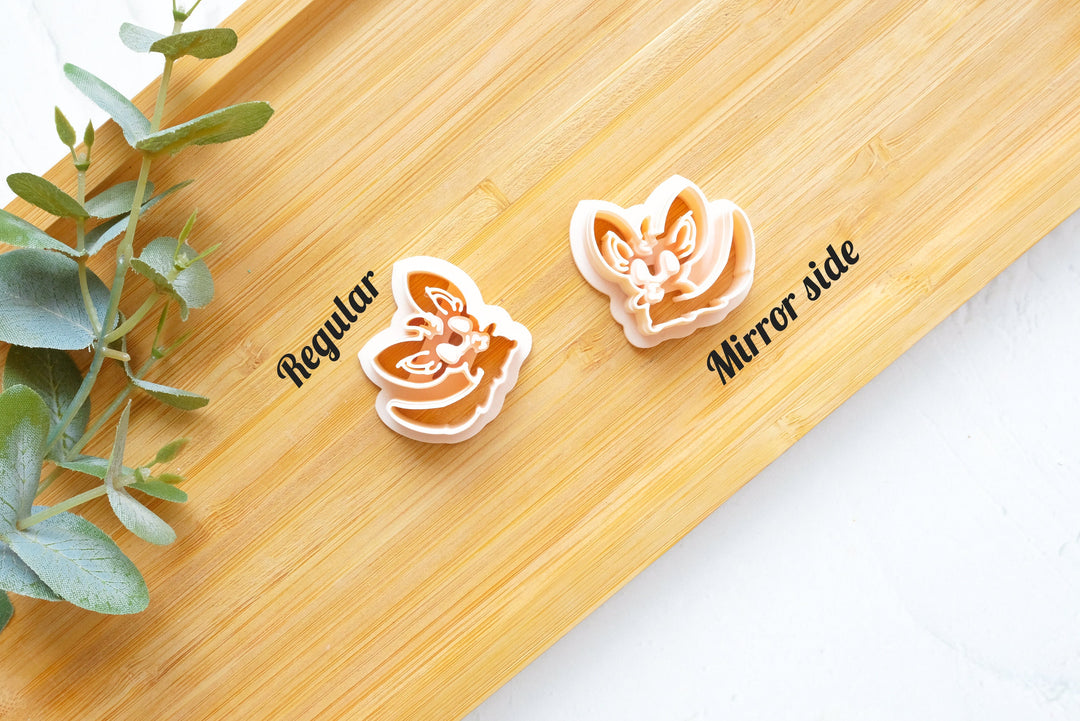 Chinchilla Polymer Clay Cutter, Cartoon Polymer Clay Cutter, Chinchilla clay earring, Earring clay cutter,