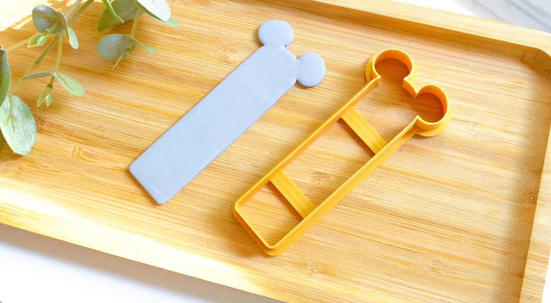 Bookmark Polymer Clay Cutter, Mouse Polymer Clay Cutter, Mouse shape cutters, Polymer clay bracelet shape cutter, Plant stick clay cutter