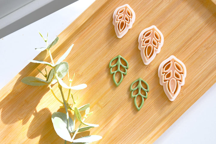 Polymer Clay Leaf Cutter _, Leaf Shaped Polymer Clay Cutter, Tool for Jewelry & Artistic Projects, DIY Leaf Earrings Polymer Clay Cutter