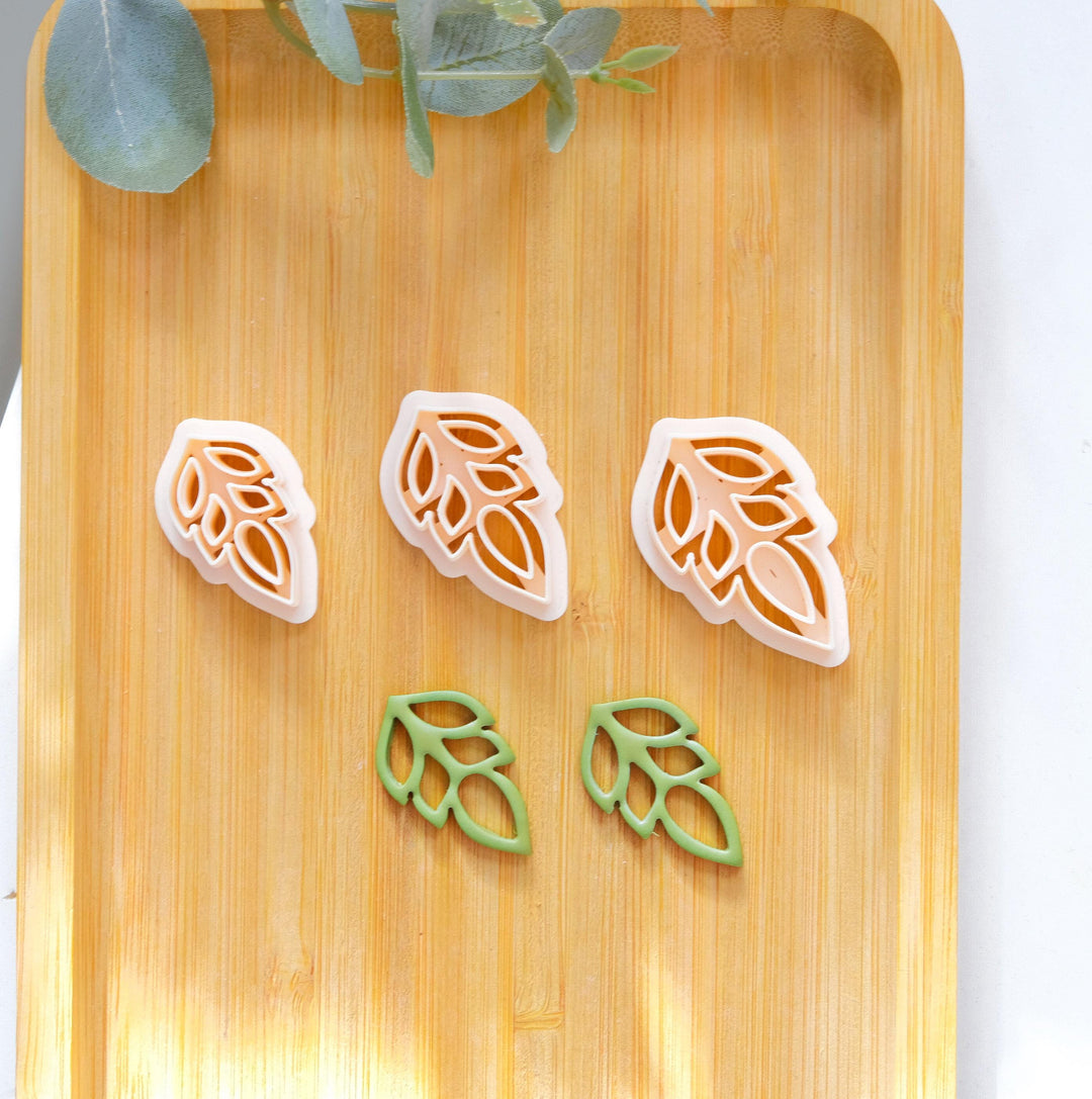 Polymer Clay Leaf Cutter _, Leaf Shaped Polymer Clay Cutter, Tool for Jewelry & Artistic Projects, DIY Leaf Earrings Polymer Clay Cutter