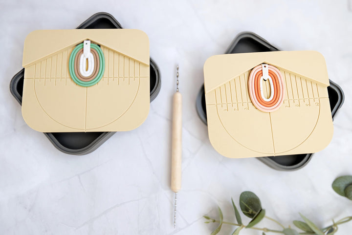 Polymer Clay Earring Drill Guide: Jewelry Making Tool, Drill guide with measurement, Drill guide Board tool, Drill stand