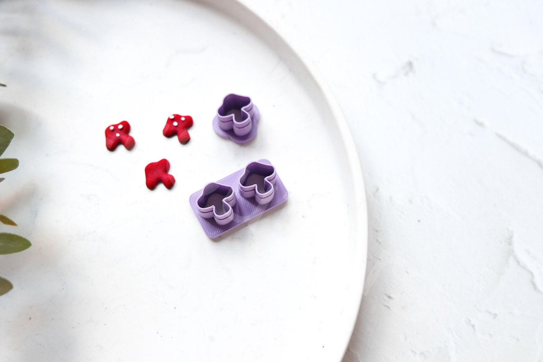 Autumn Polymer Clay Cutters: Pumpkin, Leaf, Acorn, Mushroom