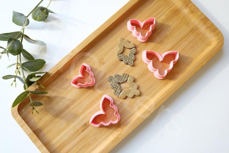 Aztec Polymer Clay Earring Cutter Set: Scalloped Flower Imprint