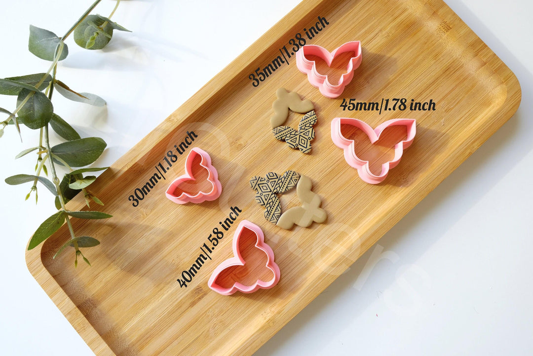 Aztec Polymer Clay Earring Cutter Set: Scalloped Flower Imprint