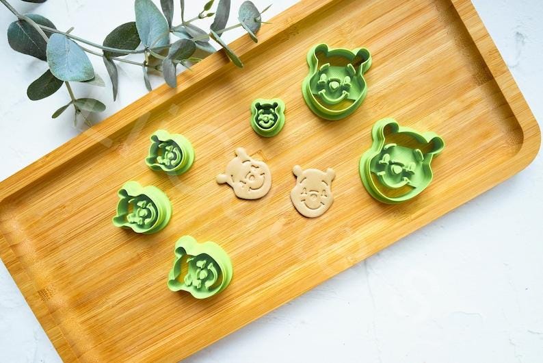 Bear Polymer Clay Cutter | Animal Earring Cutter for Polymer Clay Jewelry | Clay Earring Making Tool for Crafts