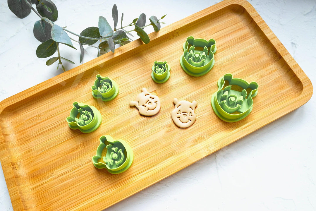 Bear Polymer Clay Cutter | Animal Earring Cutter for Polymer Clay Jewelry | Clay Earring Making Tool for Crafts