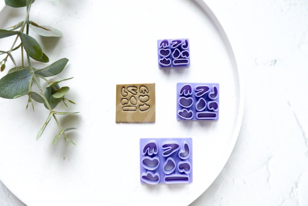 Boho Slab Pattern Polymer Clay Cutter: Earring Making Tools