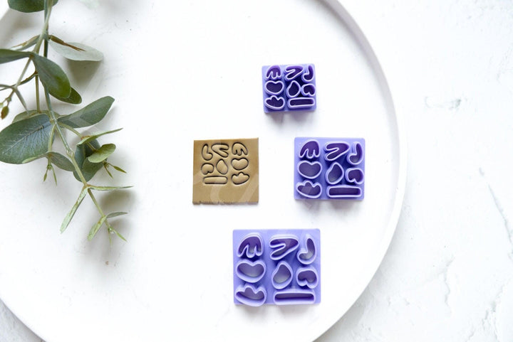 Boho Slab Pattern Polymer Clay Cutter: Earring Making Tools