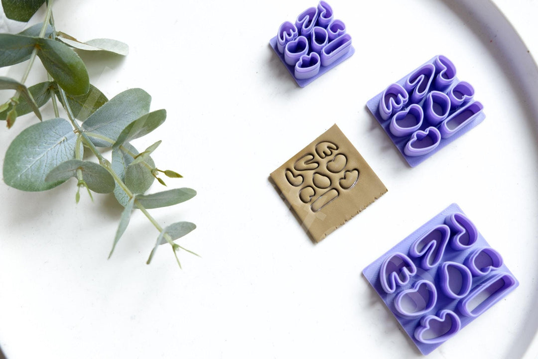 Boho Slab Pattern Polymer Clay Cutter: Earring Making Tools