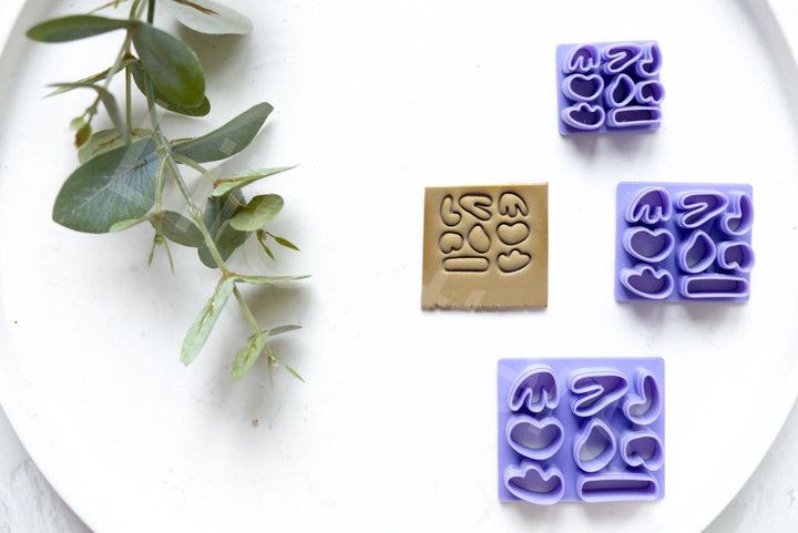 Boho Slab Pattern Polymer Clay Cutter: Earring Making Tools