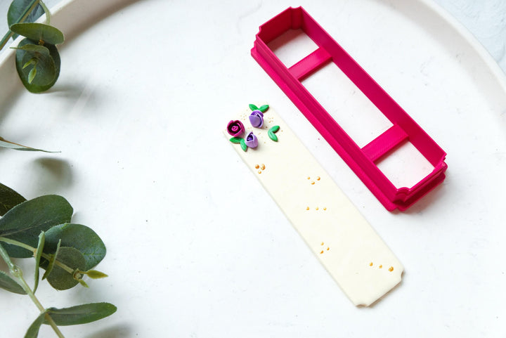 Bookmark Polymer Clay Cutter: 3D Printed PLA, Bangle Shape