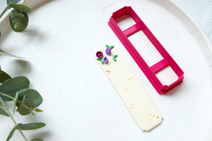 Bookmark Polymer Clay Cutter: 3D Printed PLA, Bangle Shape