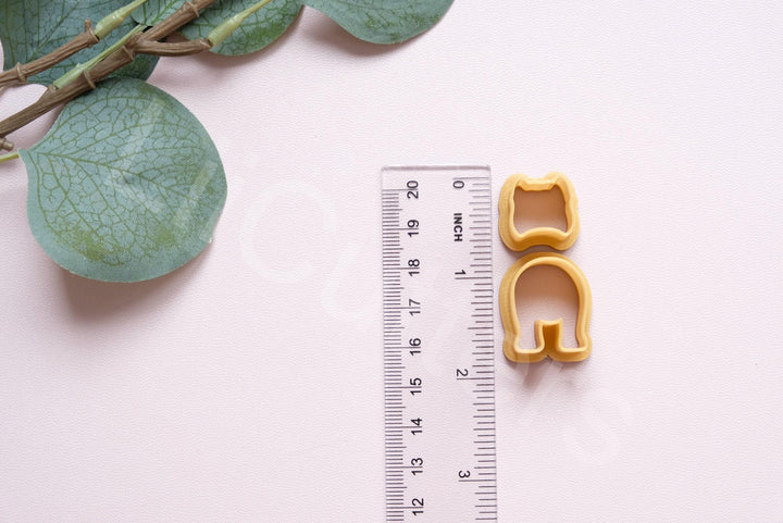 Bulldog Cookie Cutter: Dog Biscuit, Clay & Earring Cutter