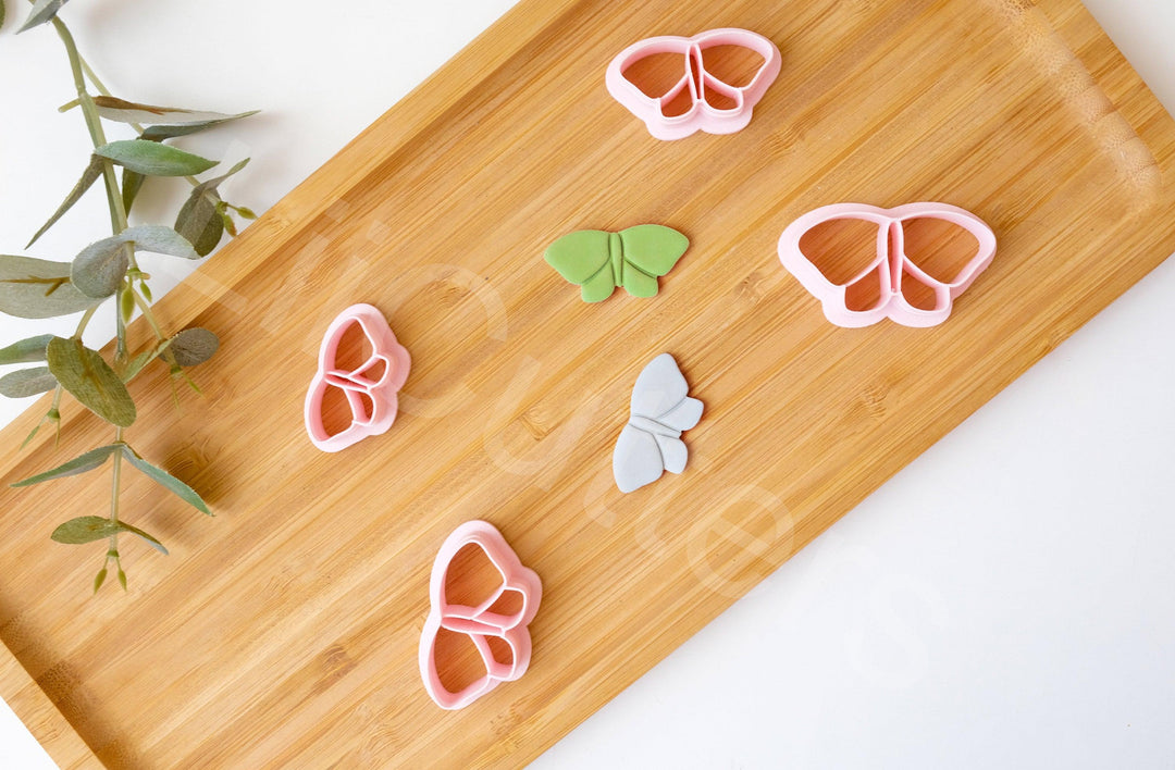 Butterfly Polymer Clay Cutter: Spring Earring Stamp (30-45mm)