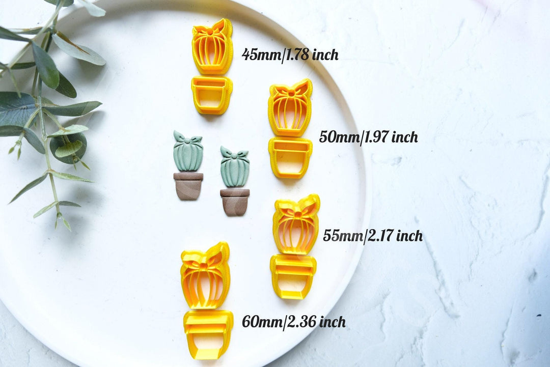 Cactus Clay Cutter: Headband Cactus Cookie & Earring Making Tool