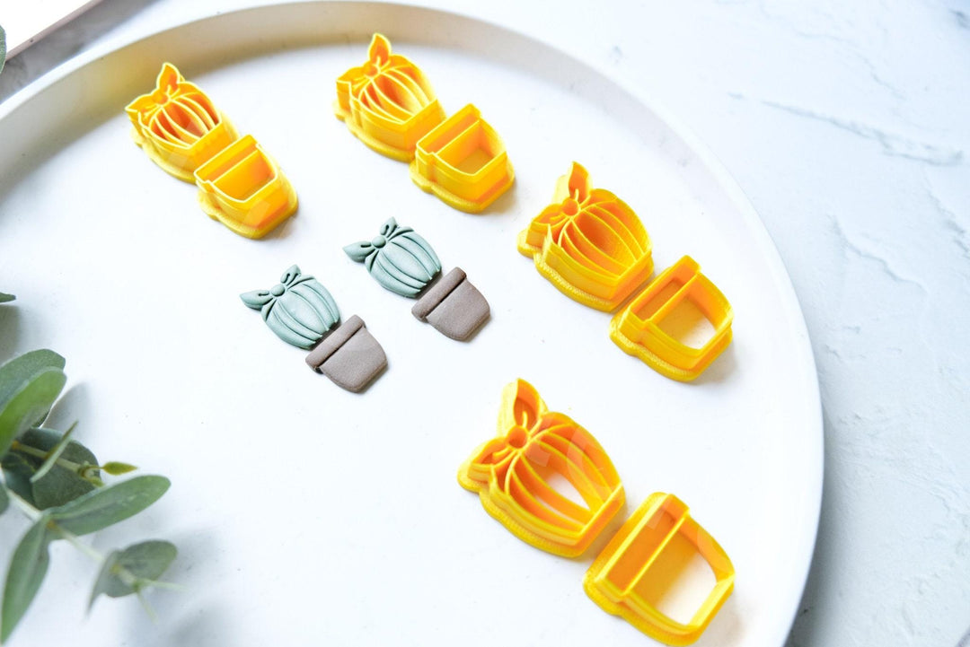 Cactus Clay Cutter: Headband Cactus Cookie & Earring Making Tool