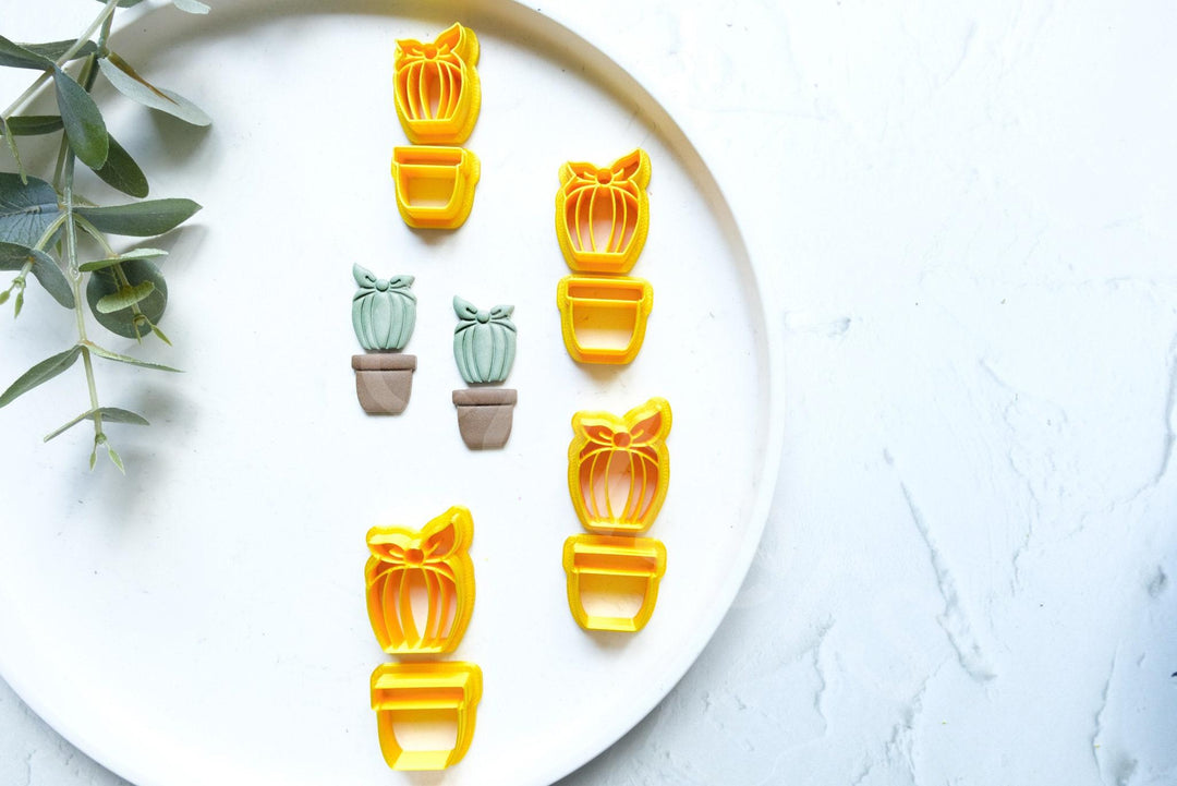 Cactus Clay Cutter: Headband Cactus Cookie & Earring Making Tool