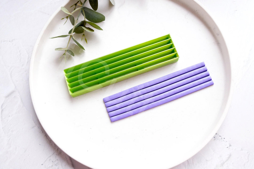 Checkerboard Polymer Clay Cutter: Line & Stripe Tool