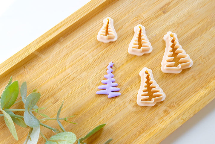 Christmas Tree Clay Cutter: Polymer Clay Earring Tool
