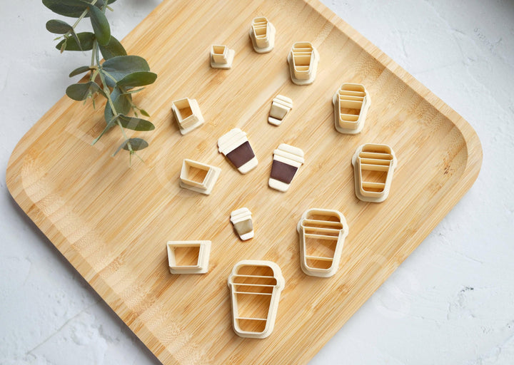 Coffee Cup Polymer Clay Cutter: Latte Earring DIY