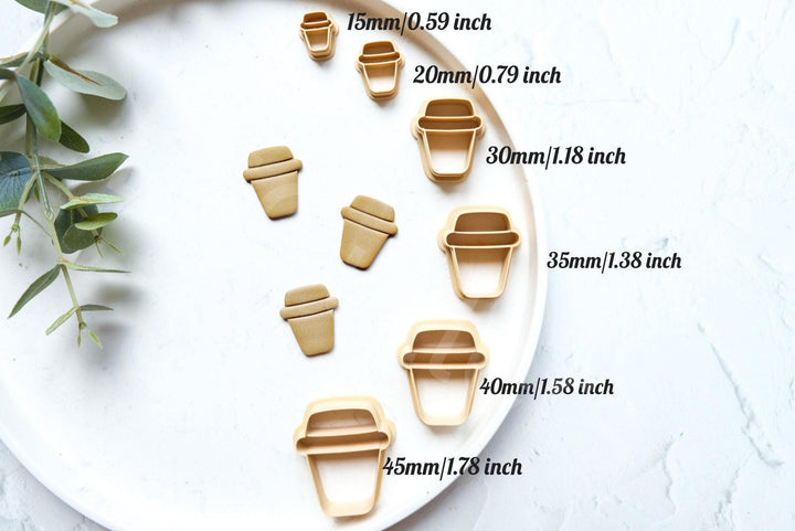 Coffee Cup PLA Cutter: Cookie & Clay Earring DIY