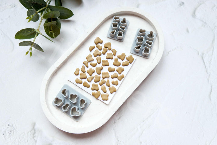 Cow Print Clay Cutter Set: Polymer Earring Making Tools
