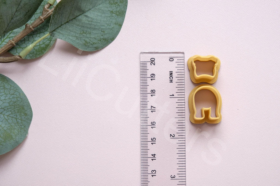 3D Printed Dog Cutter Set: Clay, Biscuit, Earring Cutters (25-40mm)