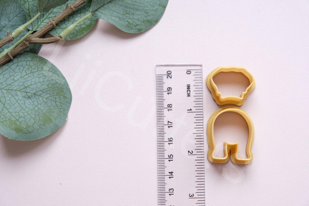 Dog Polymer Clay Cutter: Earring, Fondant & Cookie Cutter