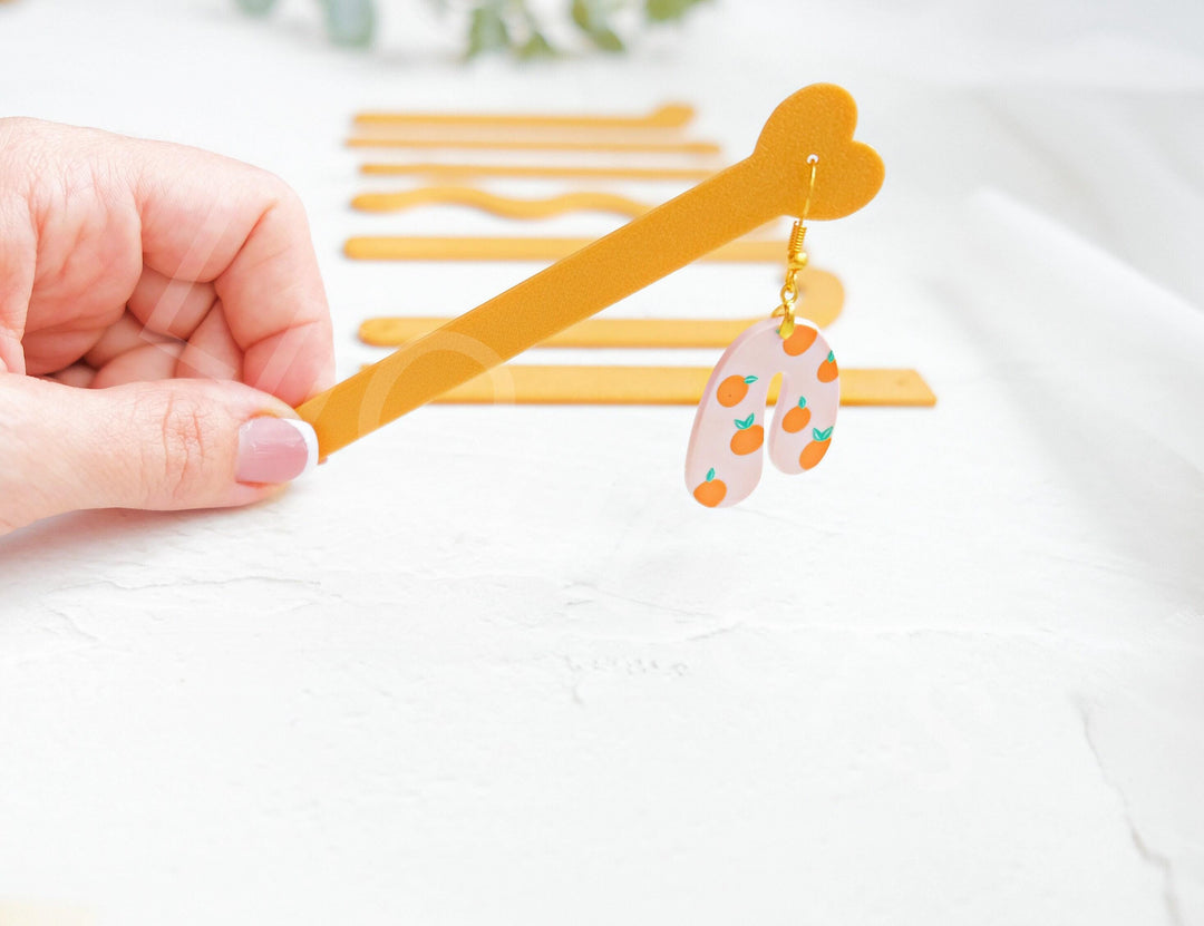 Earring Display Sticks: PLA Modeling Try-On Photo Props