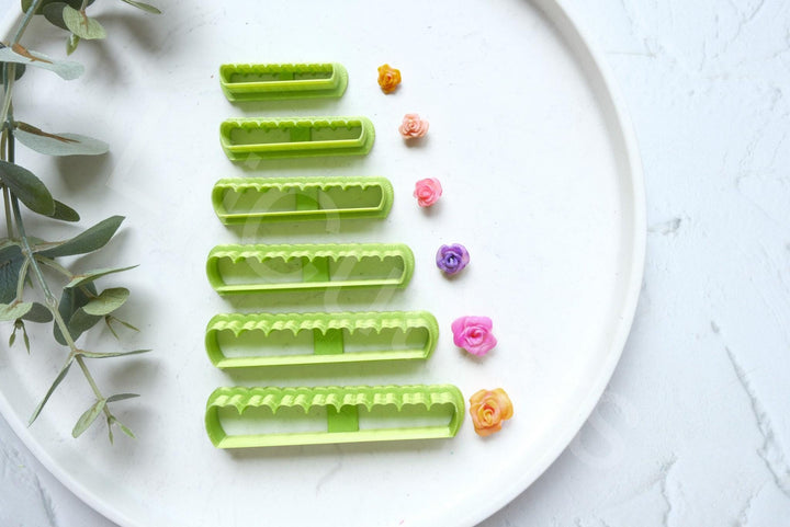 3D Flower making Cutters for roses: Rose Polymer Clay Tool, DIY Flower Clay Tool Cutters, Polymer clay tool, Earring making tool