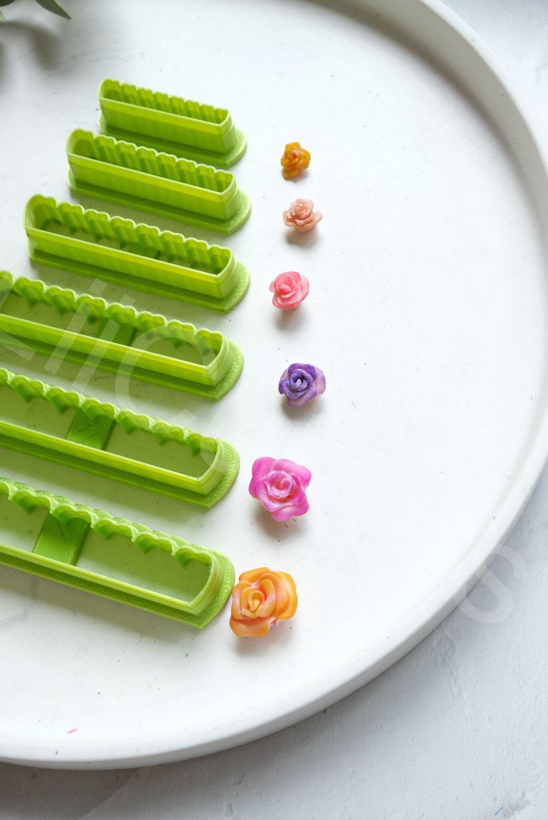 3D Flower making Cutters for roses: Rose Polymer Clay Tool, DIY Flower Clay Tool Cutters, Polymer clay tool, Earring making tool