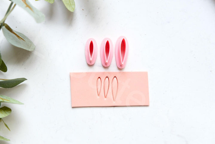Flower Petal Polymer Clay Cutter Set: Mini Earring Making Supplies