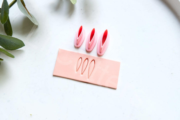 Flower Petal Polymer Clay Cutter Set: Mini Earring Making Supplies