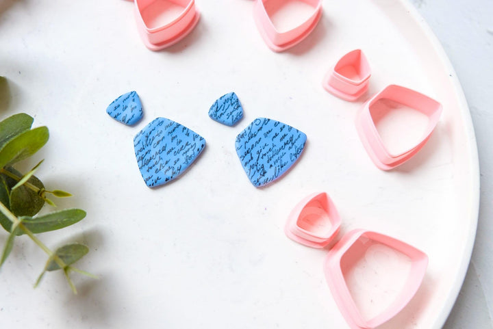 Trapezoid Clay Cutter: Geometric Earring Making Tool