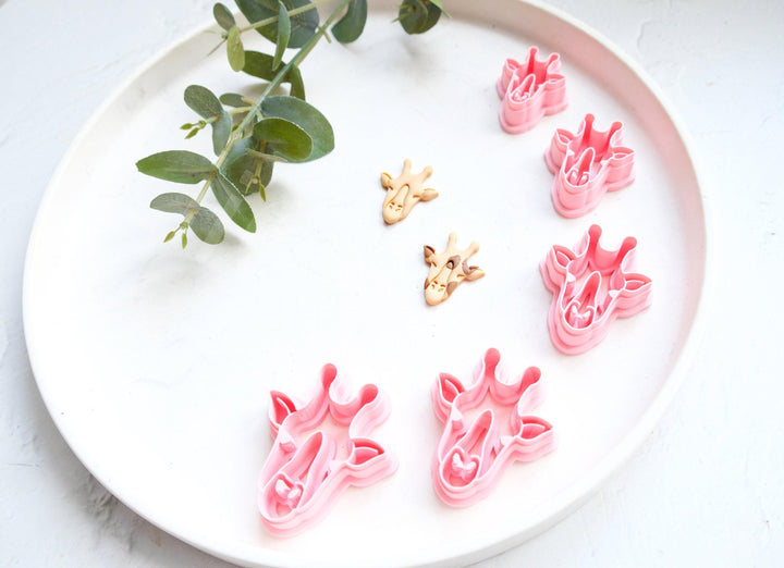 Giraffe Polymer Clay Cutter: Safari Earring, Cookie Cutter
