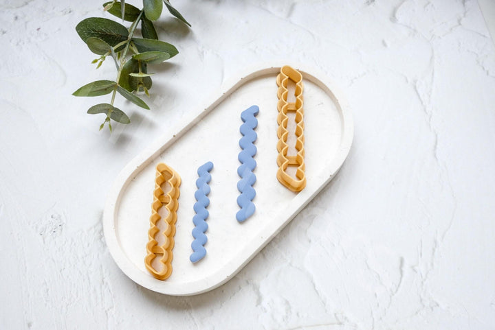 Hair Barrette Polymer Clay Cutter: 3D Printed Clay Tools