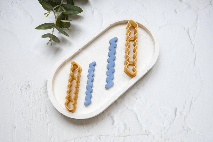 Hair Barrette Polymer Clay Cutter: 3D Printed Clay Tools