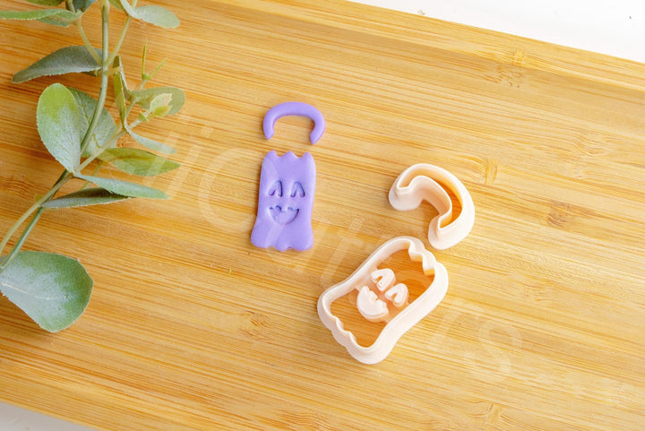 Halloween Ghost Polymer Clay Cutter Set: Mickey Inspired, 3D Printed