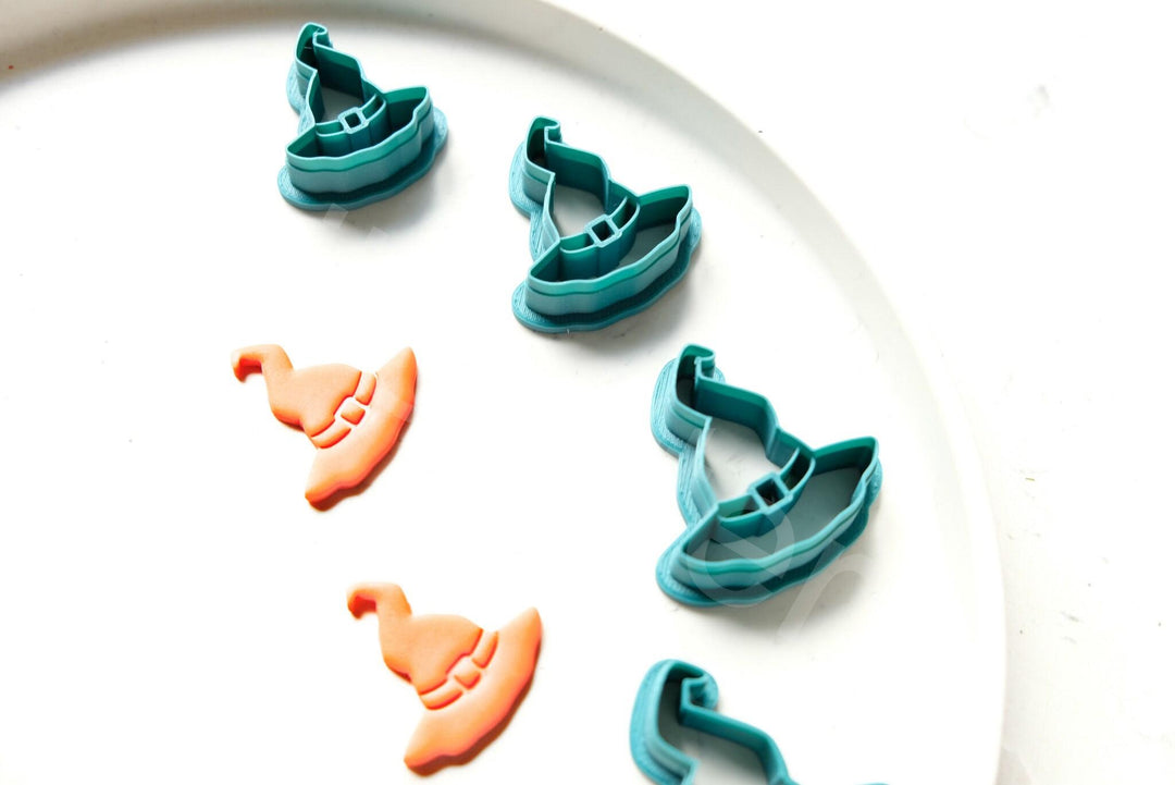Witch Hat Clay Cutter Set: Halloween Spooky Earring Cutters