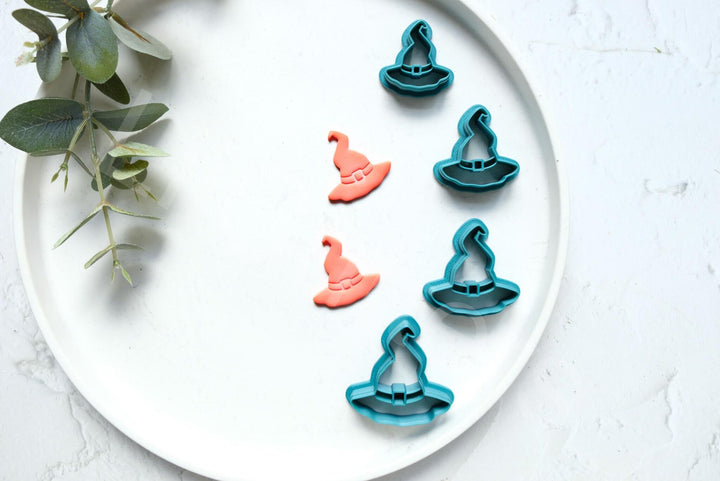 Witch Hat Clay Cutter Set: Halloween Spooky Earring Cutters