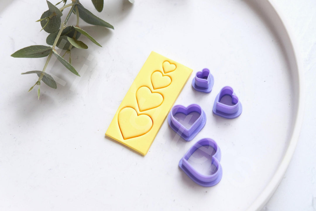 Heart Clay Cutters: Polymer Clay Jewelry Tools