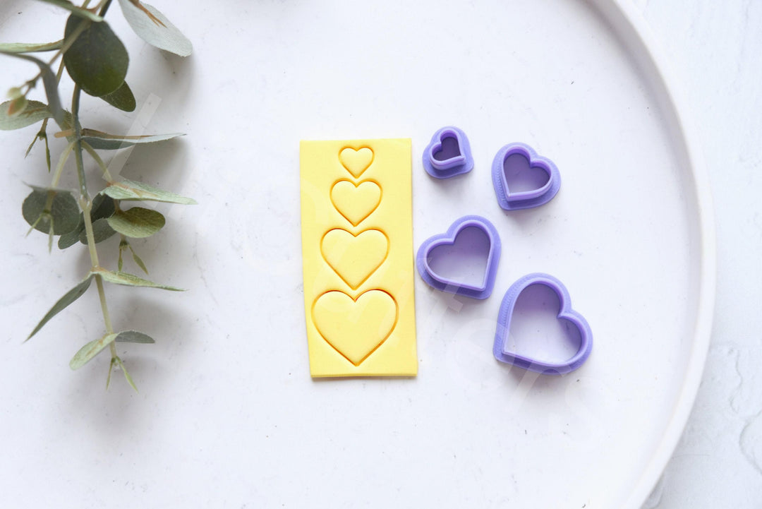 Heart Clay Cutters: Polymer Clay Jewelry Tools