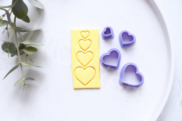 Heart Clay Cutters: Polymer Clay Jewelry Tools