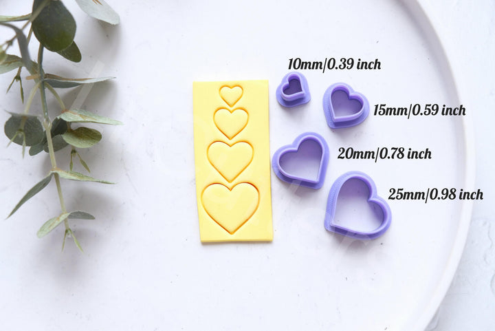 Heart Clay Cutters: Polymer Clay Jewelry Tools