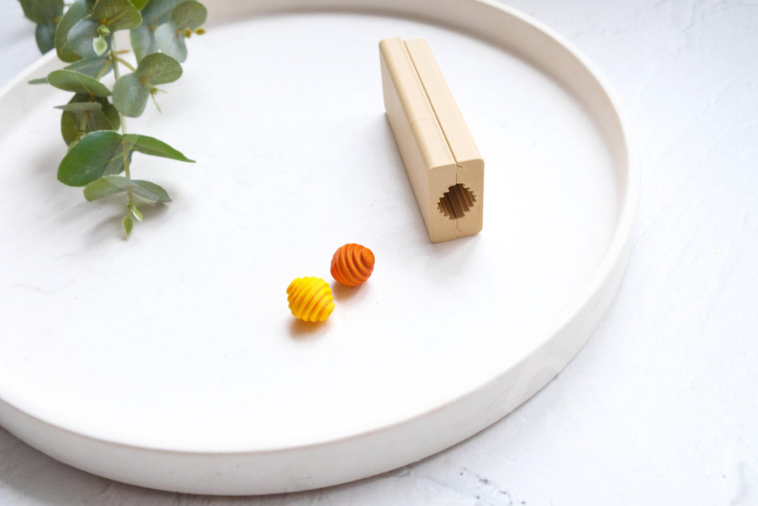 Hive Bead Polymer Clay Roller: Bee House Earring Making Tool