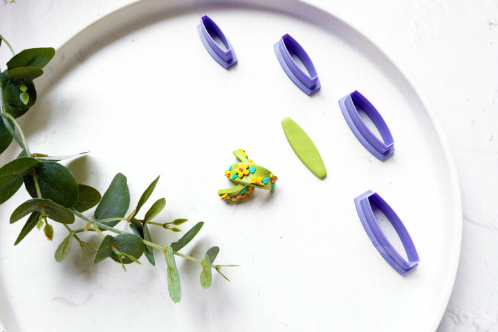 Huggie Hoop Polymer Clay Cutter: Geometric Earring Making Tool